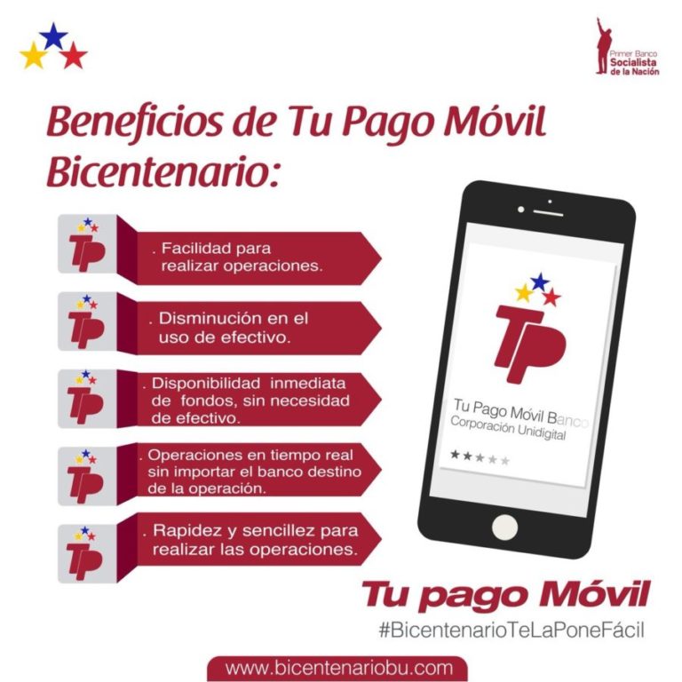 afiliarse a pago móvil bicentenario